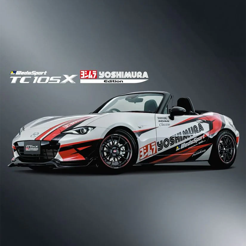 WedsSport TC-105X Yoshimura Alloy Wheel 16x7.5 ET36 4x100 Matt Black Mazda MX5 ND - Image 2